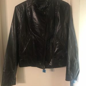 Laundry leather jacket